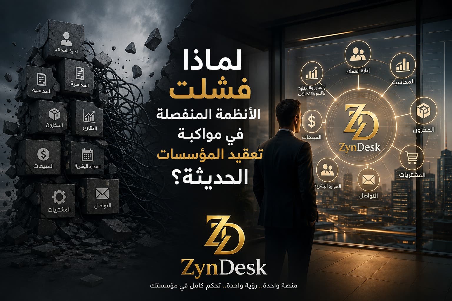 لماذا فشلت الأنظمة المنفصلة في مواكبة تعقيد المؤسسات الحديثة؟