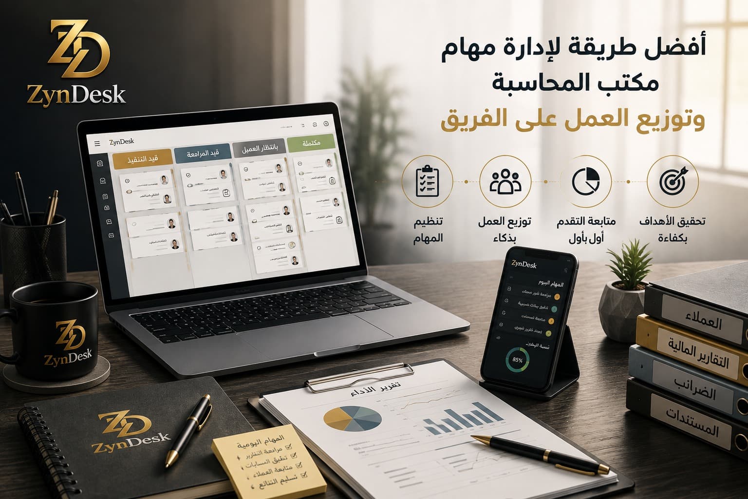 أفضل طريقة لإدارة مهام مكتب المحاسبة وتوزيع العمل على الفريق